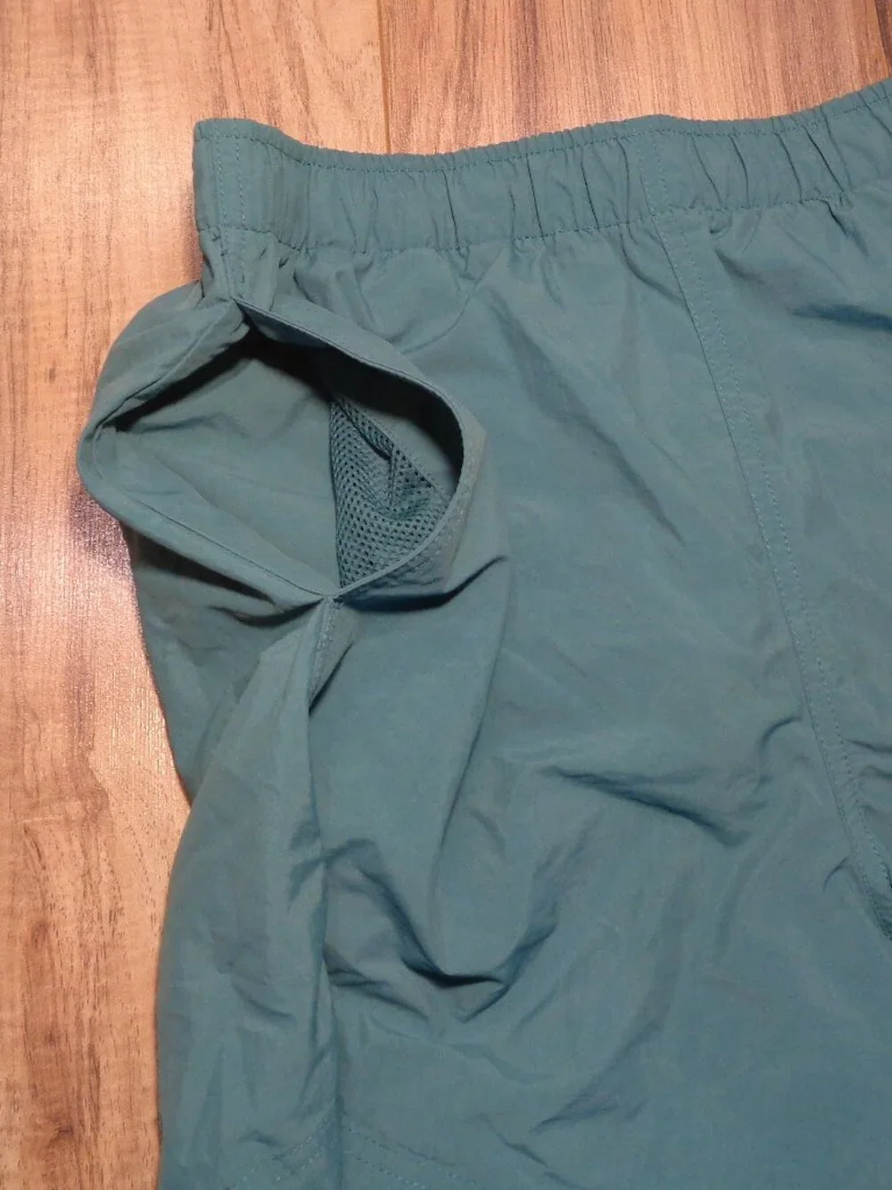 Caribbean Roundtree & Yorke / Size Small / Teal / New Men's Swim Trunks Shorts